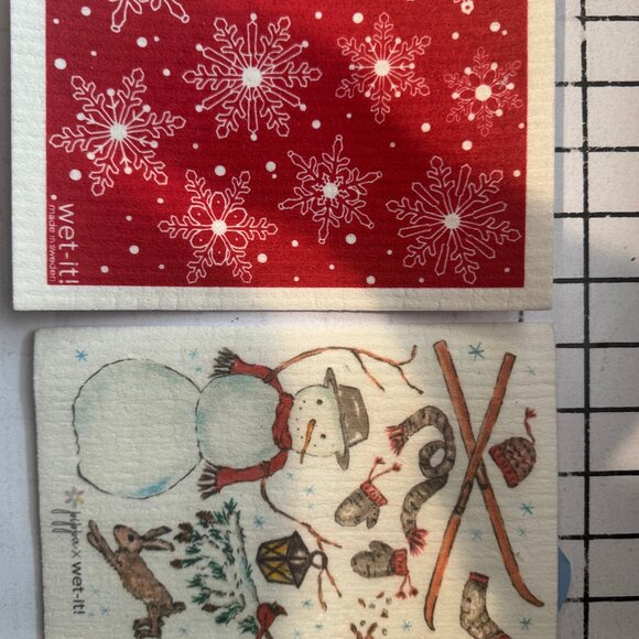 Wet-It! Swedish Treasures Dishcloth & Cleaning Cloth -Set of 2 - Picture 1 of 4